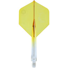 Unicorn Forge All-In-One Flight & Shaft System - Plus Shape - Two Tone - Yellow
