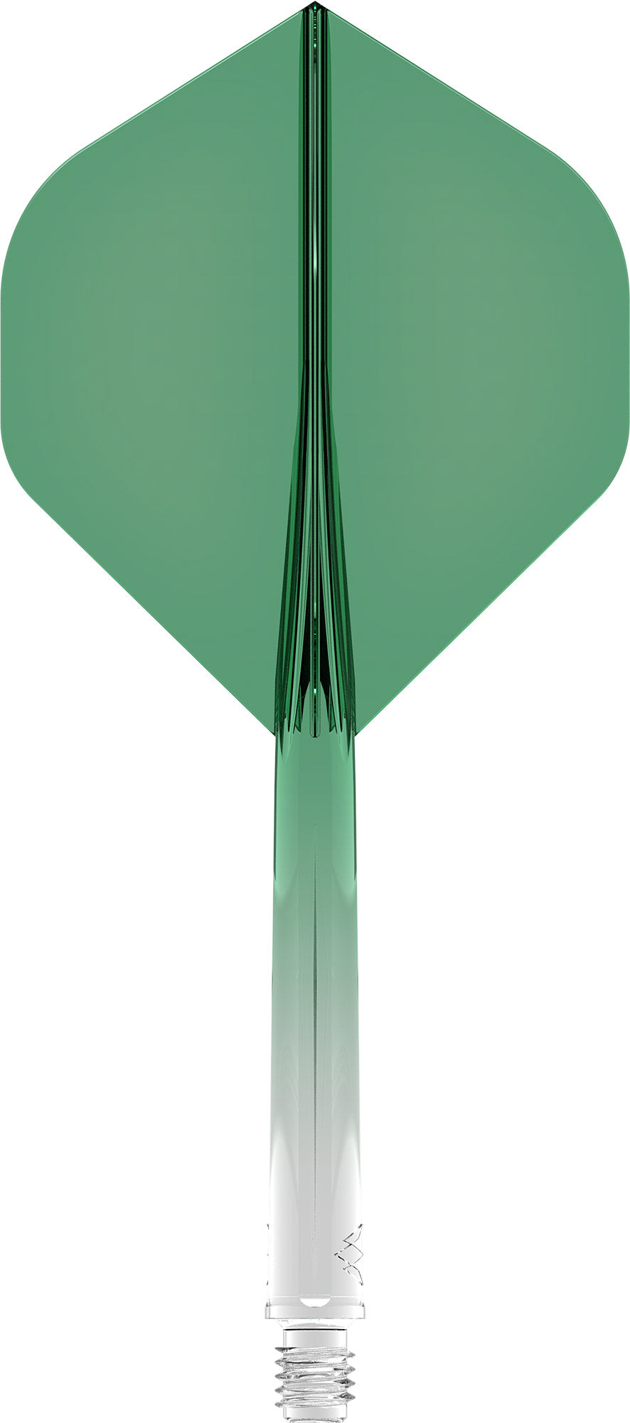 Mission Force 90 - Moulded Flight & Shaft System - Standard No2 - Gradient - Transparent Green