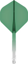Mission Force 90 - Moulded Flight & Shaft System - Standard No2 - Gradient - Transparent Green