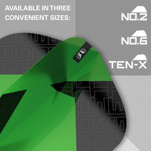 Target Tag Dart Flights - Green & Black - 3 Sets - No.2 No.6 Ten-X - 2024