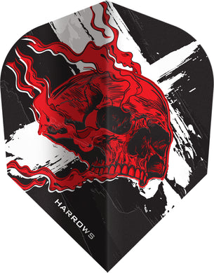 Harrows Heavy Metal Dart Flights - No6 Standard Shape