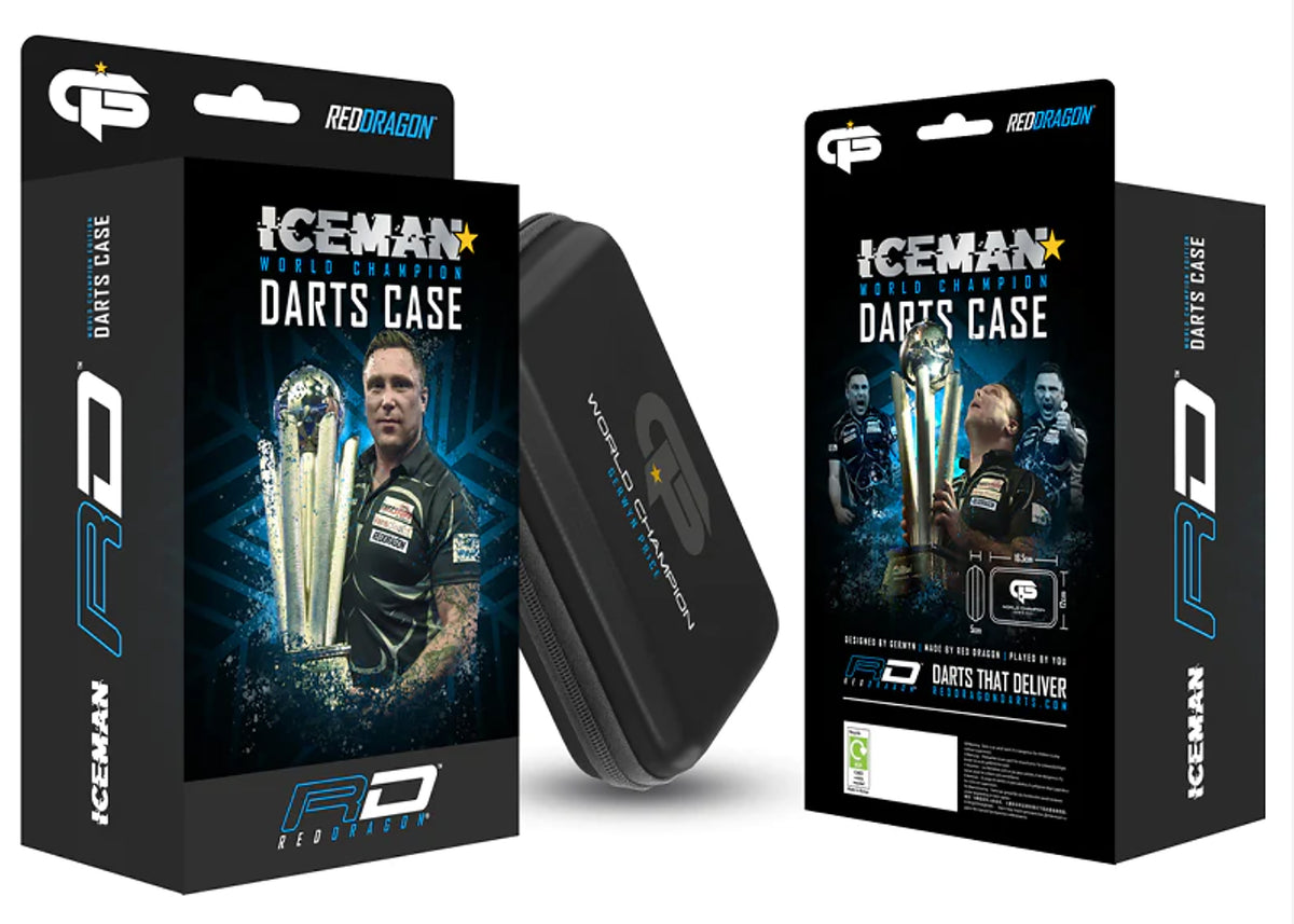 Iceman Hard Shell Case Red Dragon Gerwyn Price - Iceman - World Champion Edition Darts Case ...
