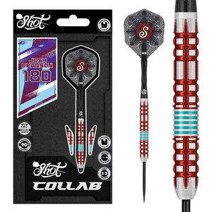 Shot Collab Josh Pearson Steel Tip Dart Set - 90% Tungsten - 23g