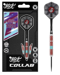 Shot Collab Josh Pearson Steel Tip Dart Set - 90% Tungsten - 23g