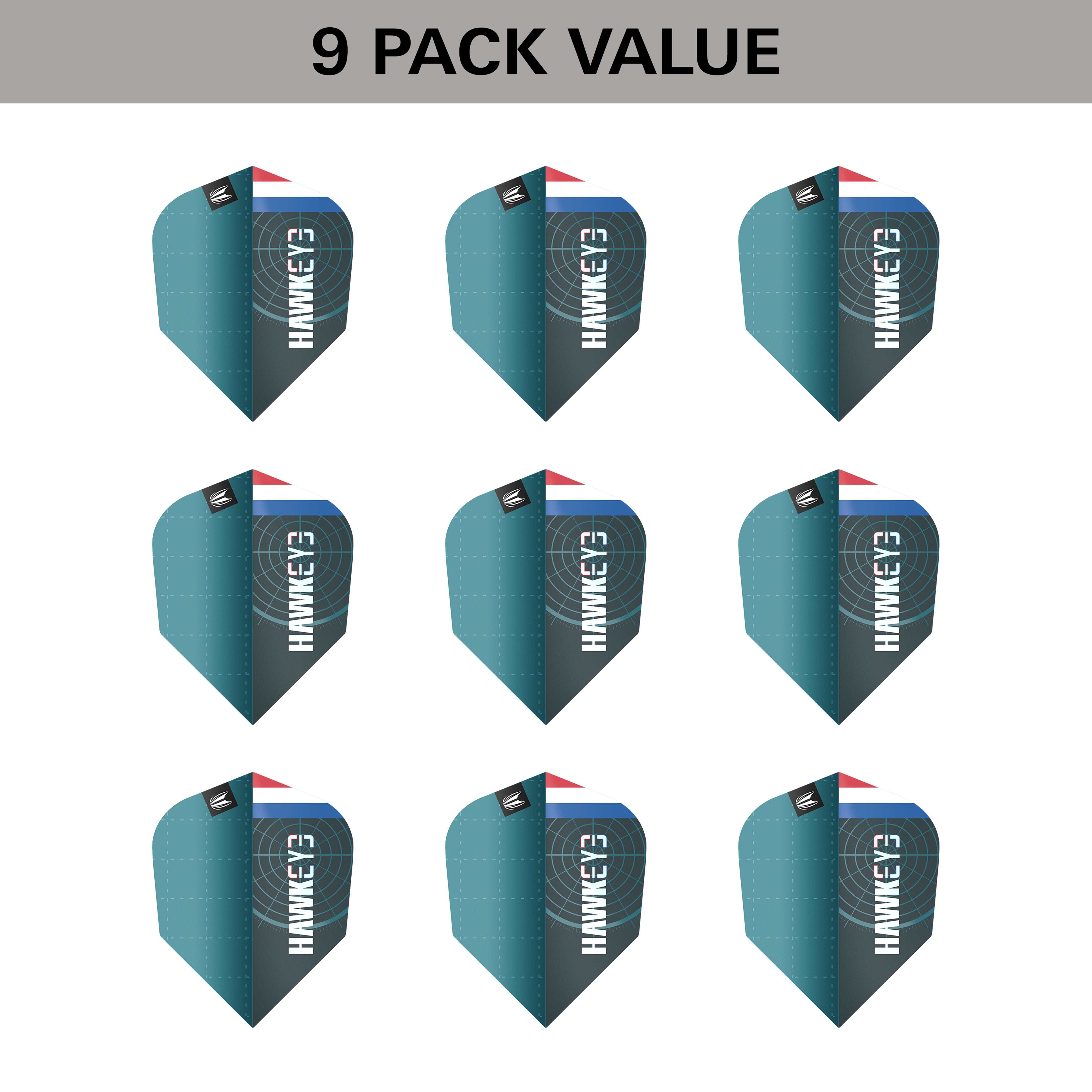 Target Kevin 'Hawkeye' Doets Pro Ultra Set of 3 Bagged Flights 2024 - No6