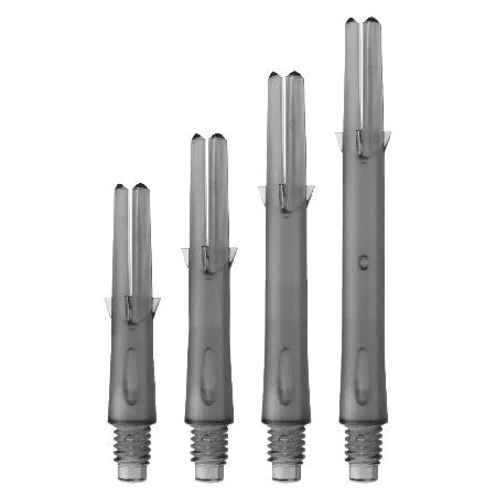 L-Style - L-Shaft - Locked Straight - Dart Shafts - Clear / Black