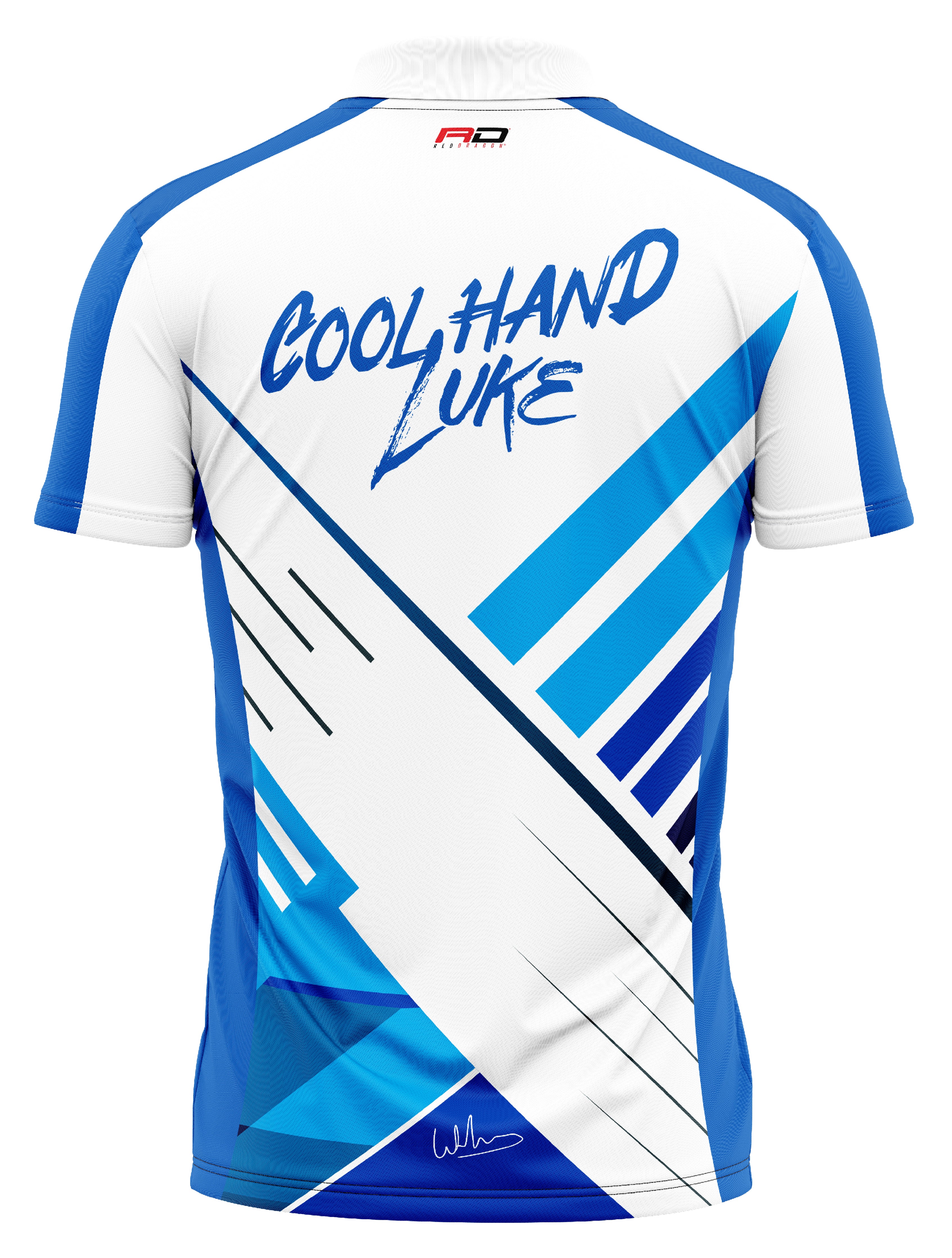 Red Dragon Luke Humphries Player Limited Edition Tour Polo Dart Shirt - Small-3XL