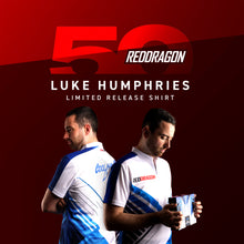 Red Dragon Luke Humphries Player Limited Edition Tour Polo Dart Shirt - Small-3XL