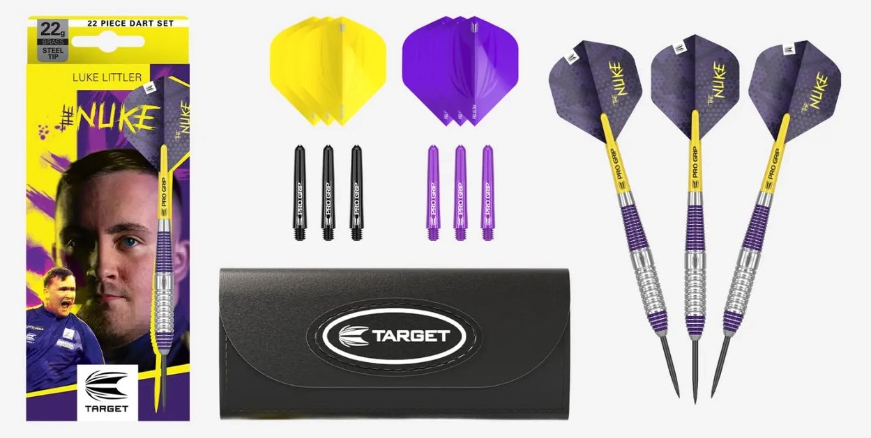 Target - Luke 'The Nuke' Littler - Brass Darts - 22g - Steel Tip - 202