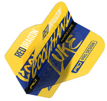 Red Dragon Luke Humphries - Cool hand - Yellow - Hardcore-  Standard Dart Flights