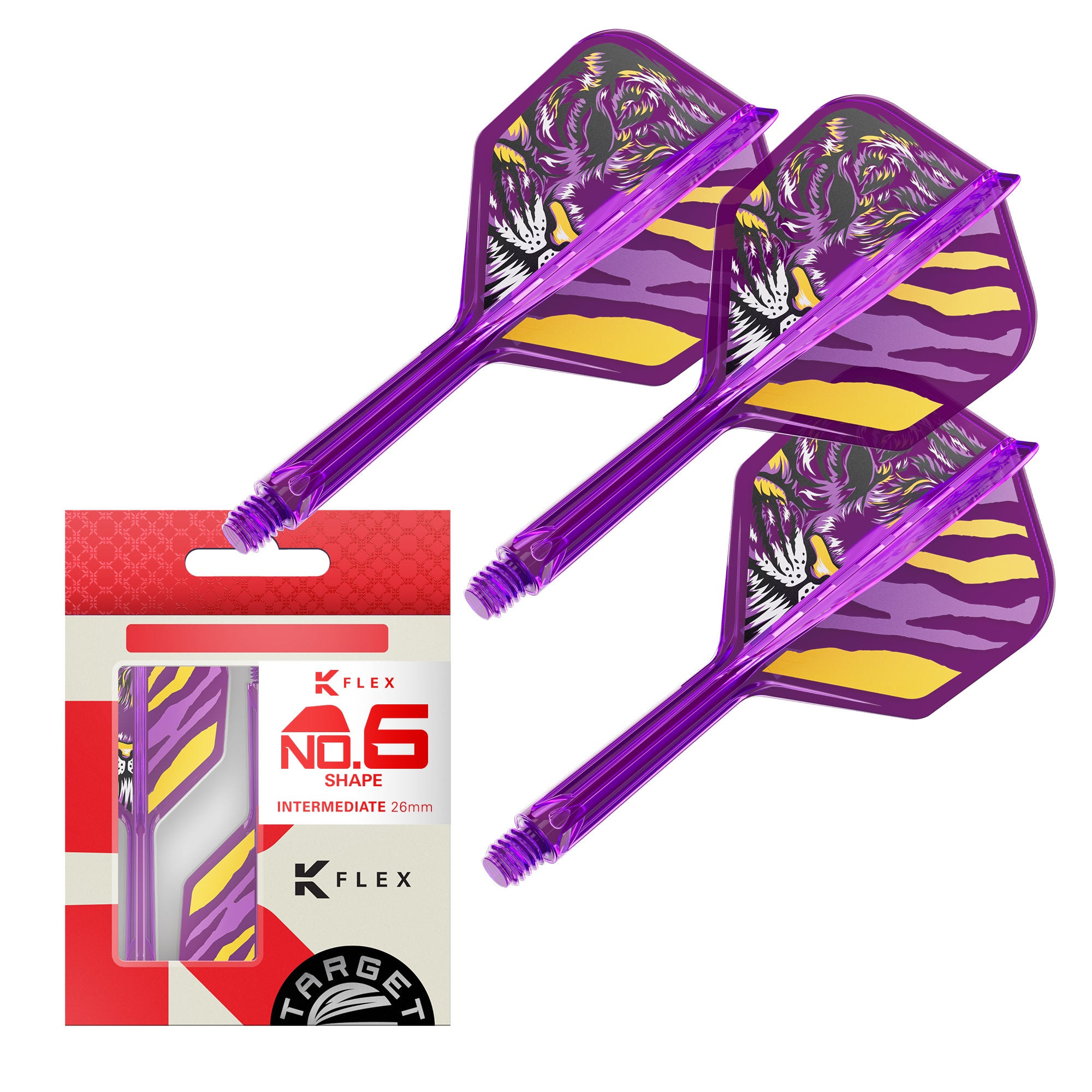 Target Japan - K-Flex Endeavour - No6 Shape - Flight & Shaft System