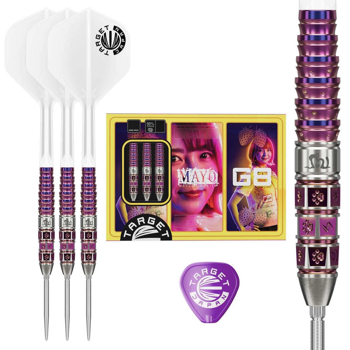 Target Japan - Mayo - GEN 8 - Prime Series - 90% Tungsten Darts - SP - 23g 25g