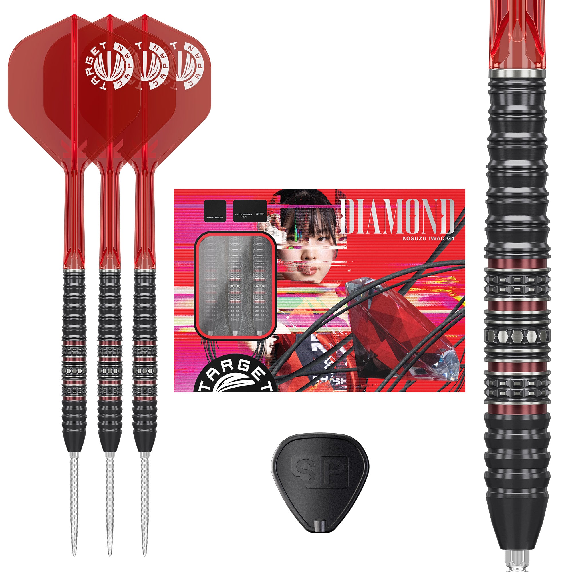 Target Japan - Diamond Gen 4 - Prime Series - 90% Tungsten Darts - Swiss Points - 22g 24g