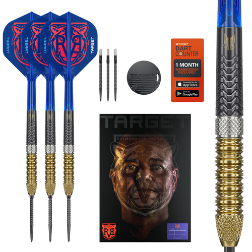 Target Raymond Van Barneveld - 95% Tungsten Darts - Gen 6 - Swiss Points - 21g 23g 25g