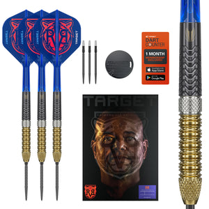 Target Raymond Van Barneveld - 95% Tungsten Darts - Gen 6 - Swiss Points - 21g 23g 25g