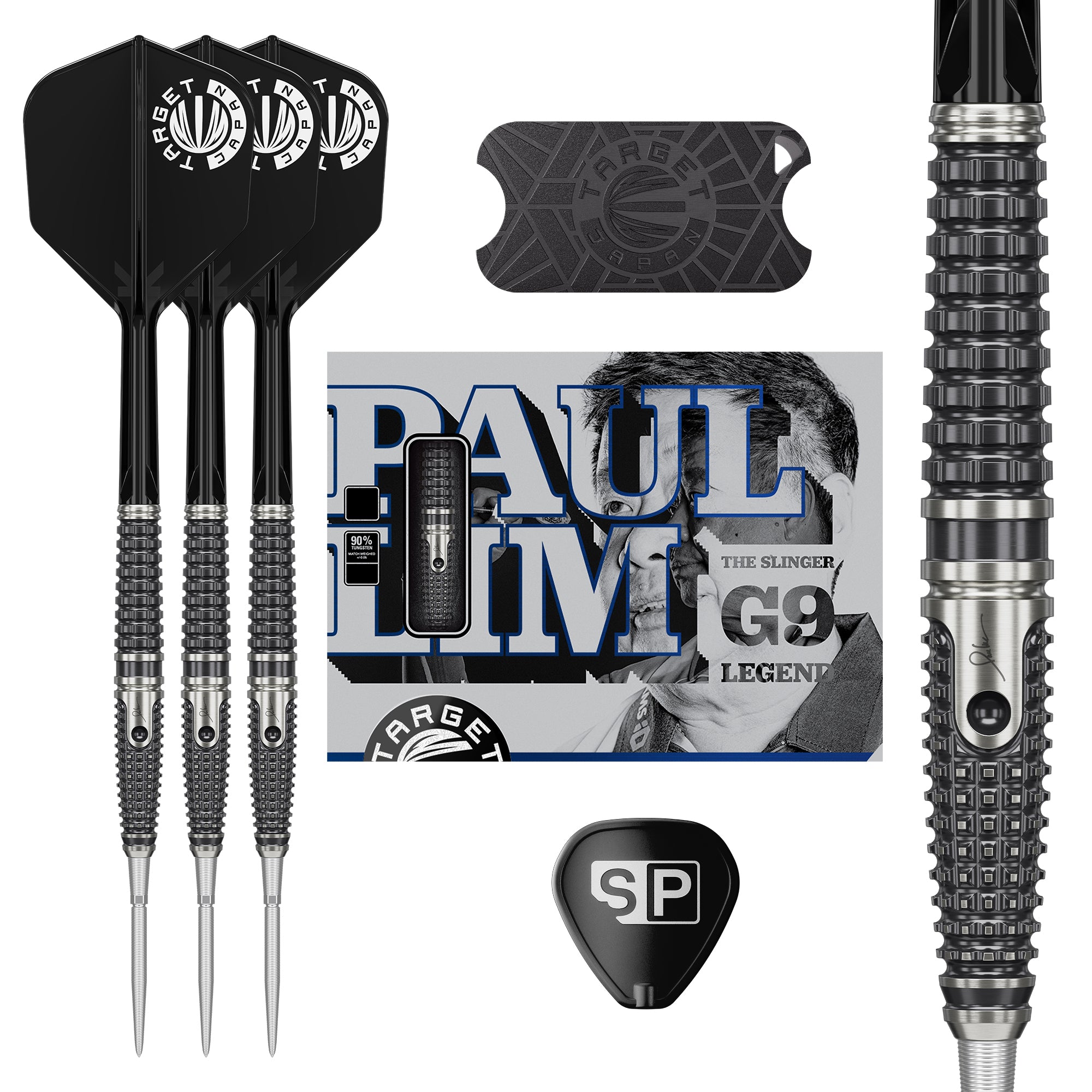Target Japan Paul 'The Legend' Lim Gen 9 - 90% Tungsten Darts - Swiss Point - 22g 24g