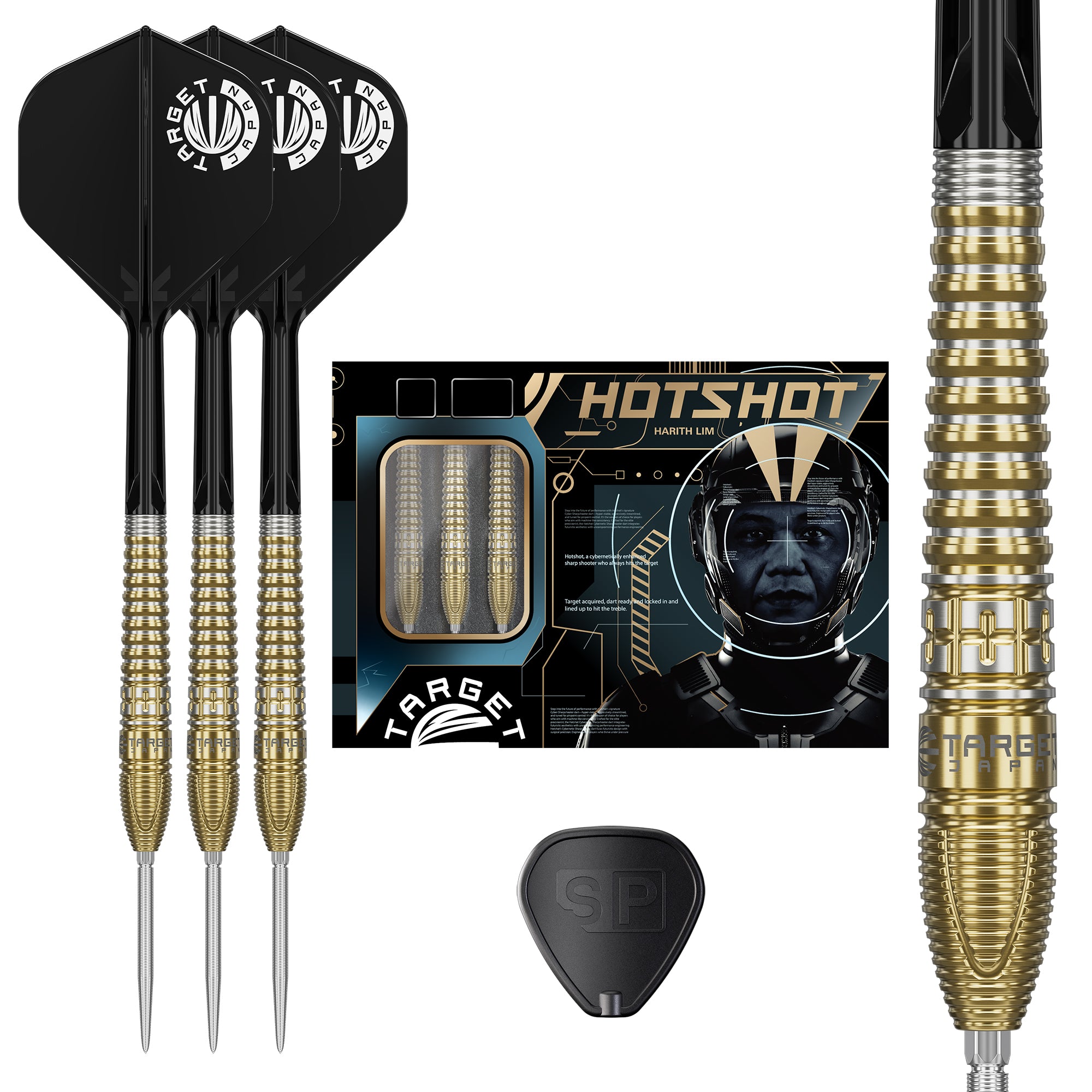 Target Japan - Hot Shot - Gen 3 - Prime Series - 90% Tungsten Darts - Swiss Point - 23g 25g