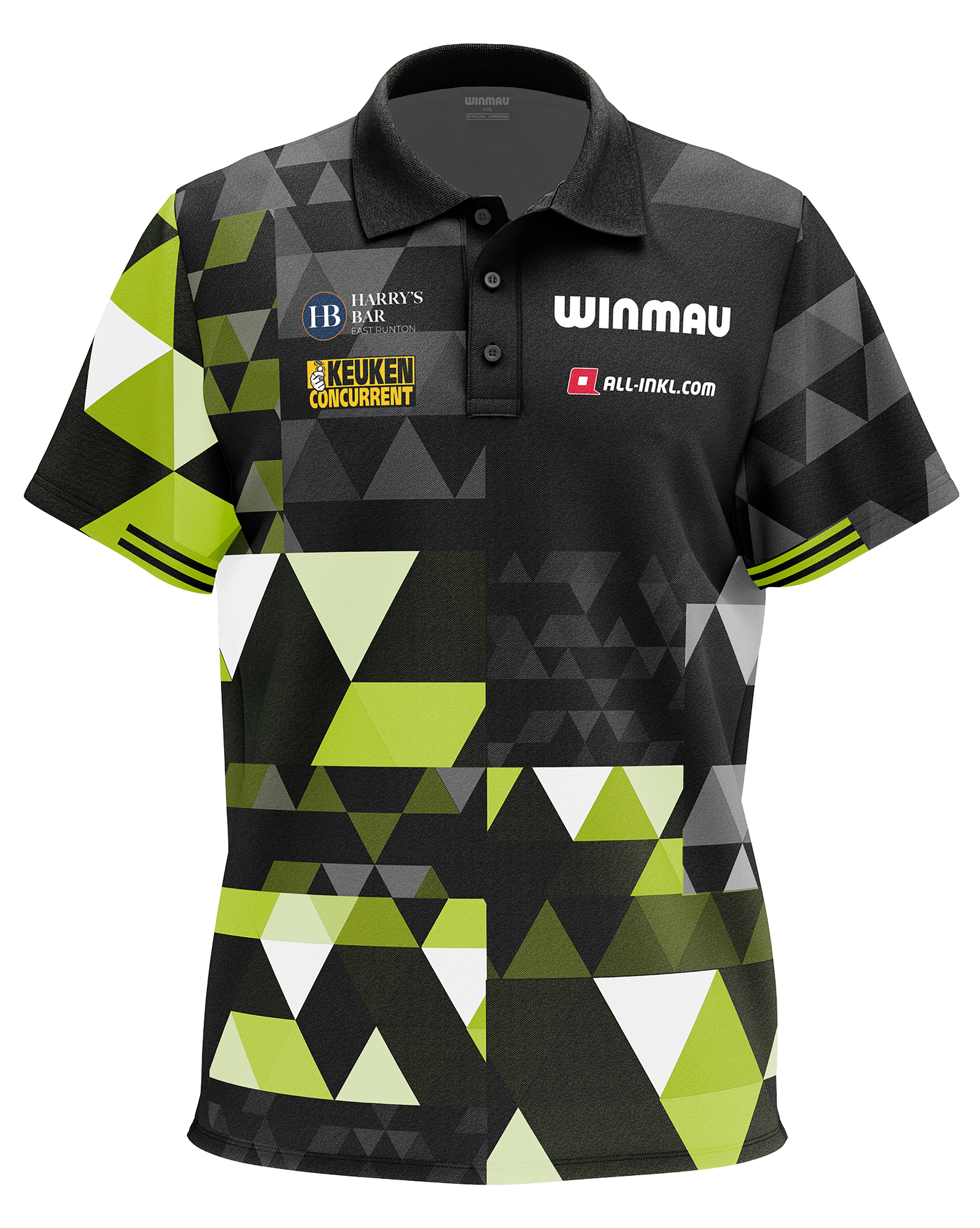 Winmau Michael Van Gerwen - MVG - fan Edition Polo Dart Shirt - Small-3XL