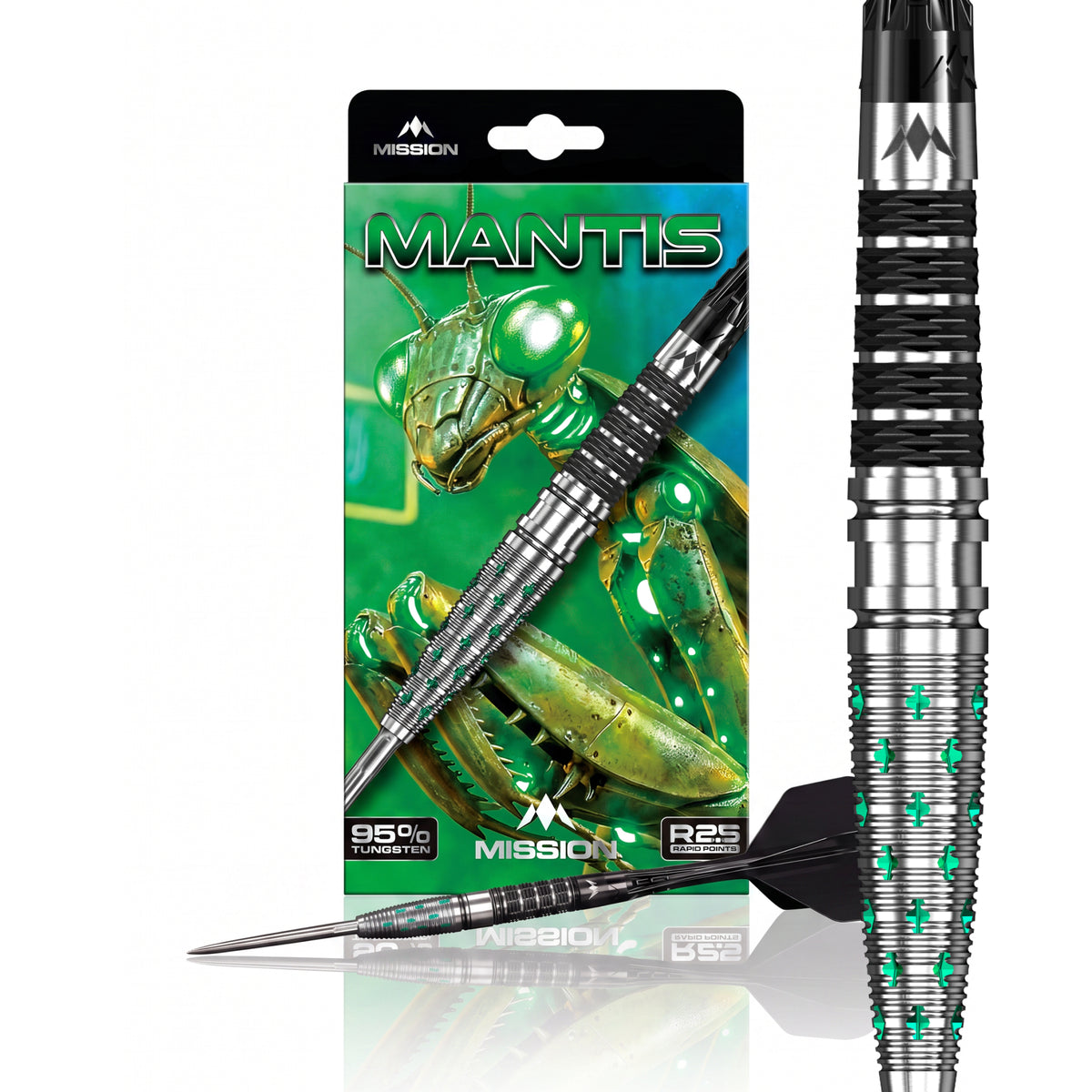 Mission Mantis R2.5 - 95% Tungsten Steel Tip Darts - 22g 24g