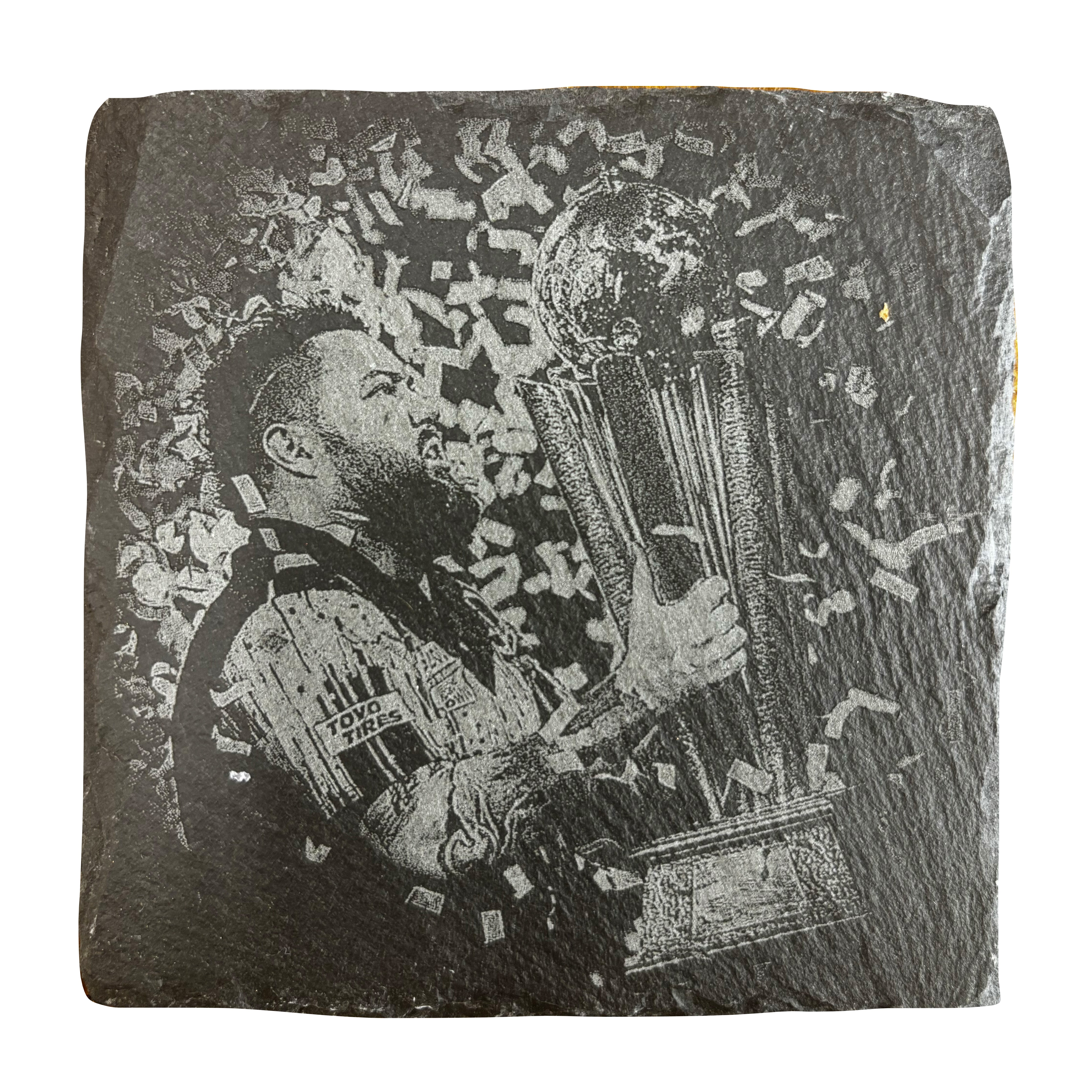 Slate Coaster - Michael 'Bully Boy' Smith