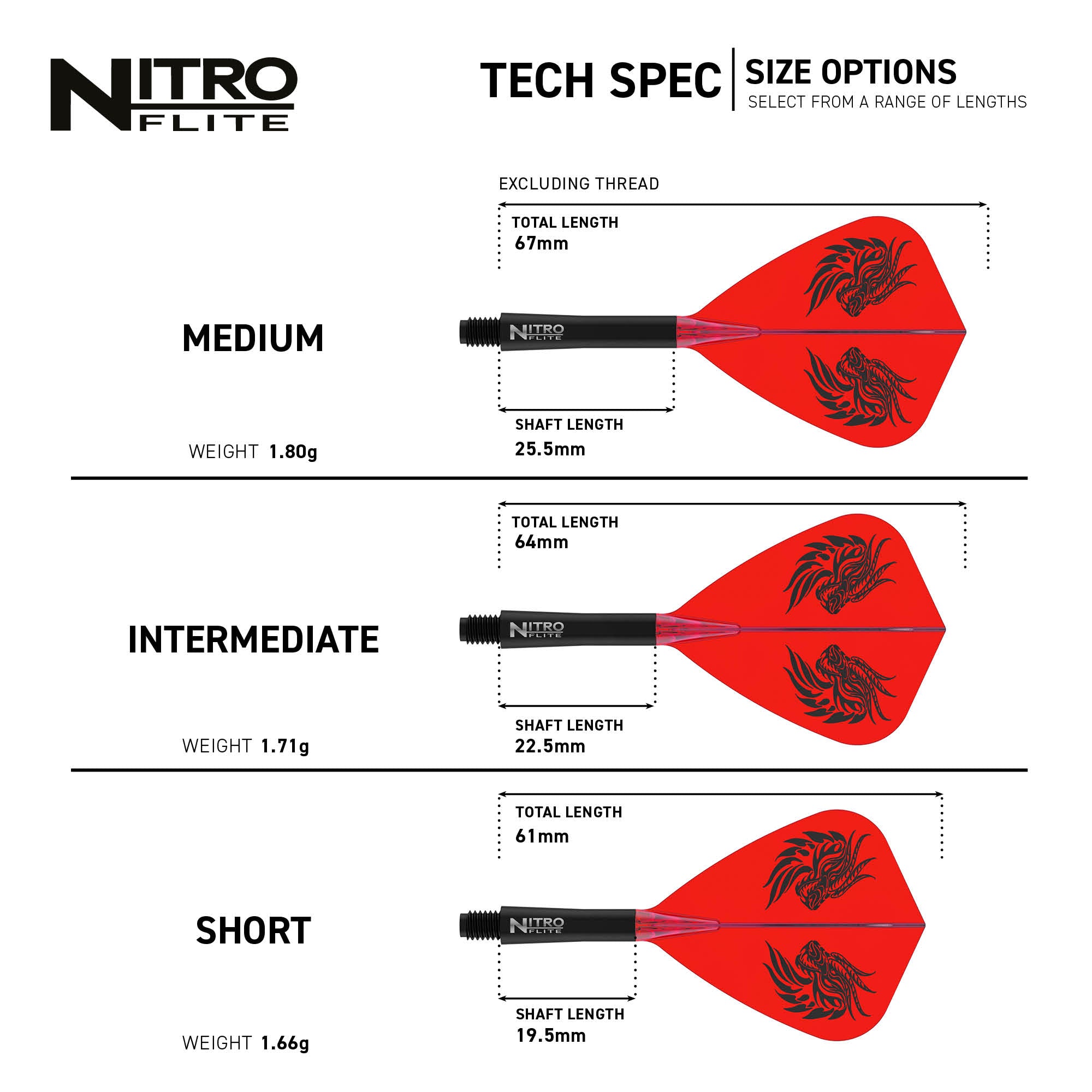 Red Dragon Nitro Flite Kite Shape - Jonny Clayton