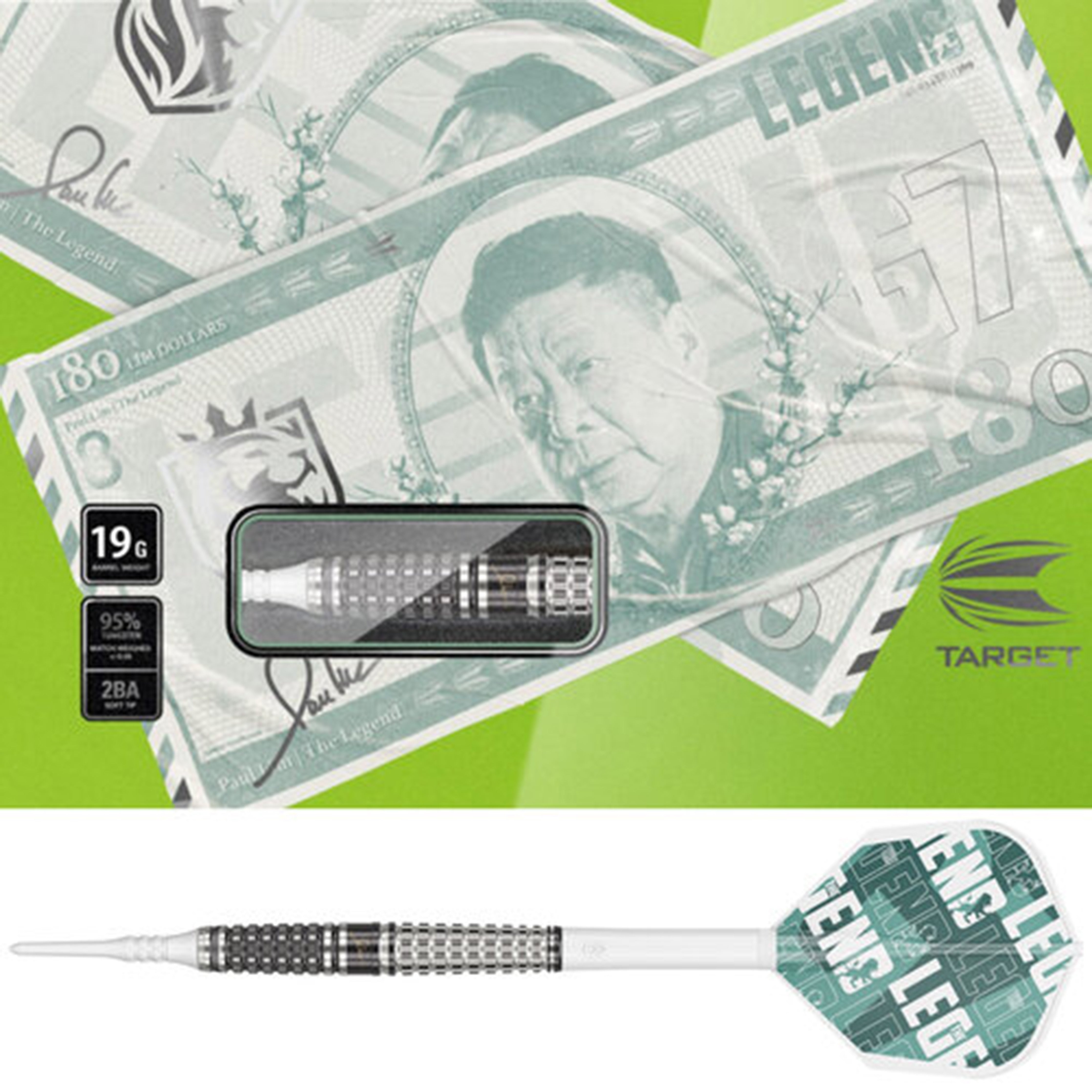 Target Paul Lim The Legend Gen 7 SP Steel Tip Darts 2023 - 95% Tungste