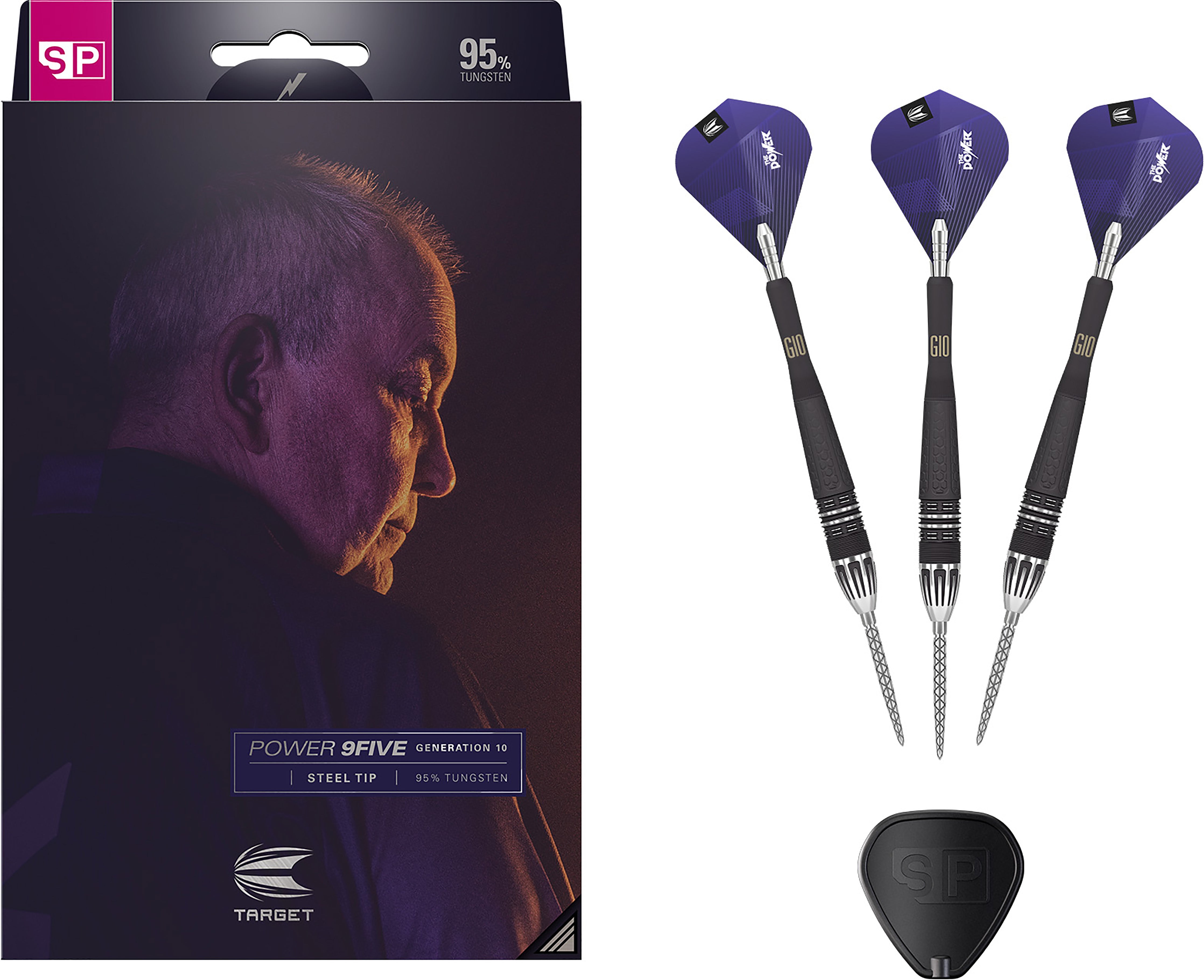 Target Phil Taylor - Power - 9FIVE - G10 - 95% Tungsten Darts - Swiss