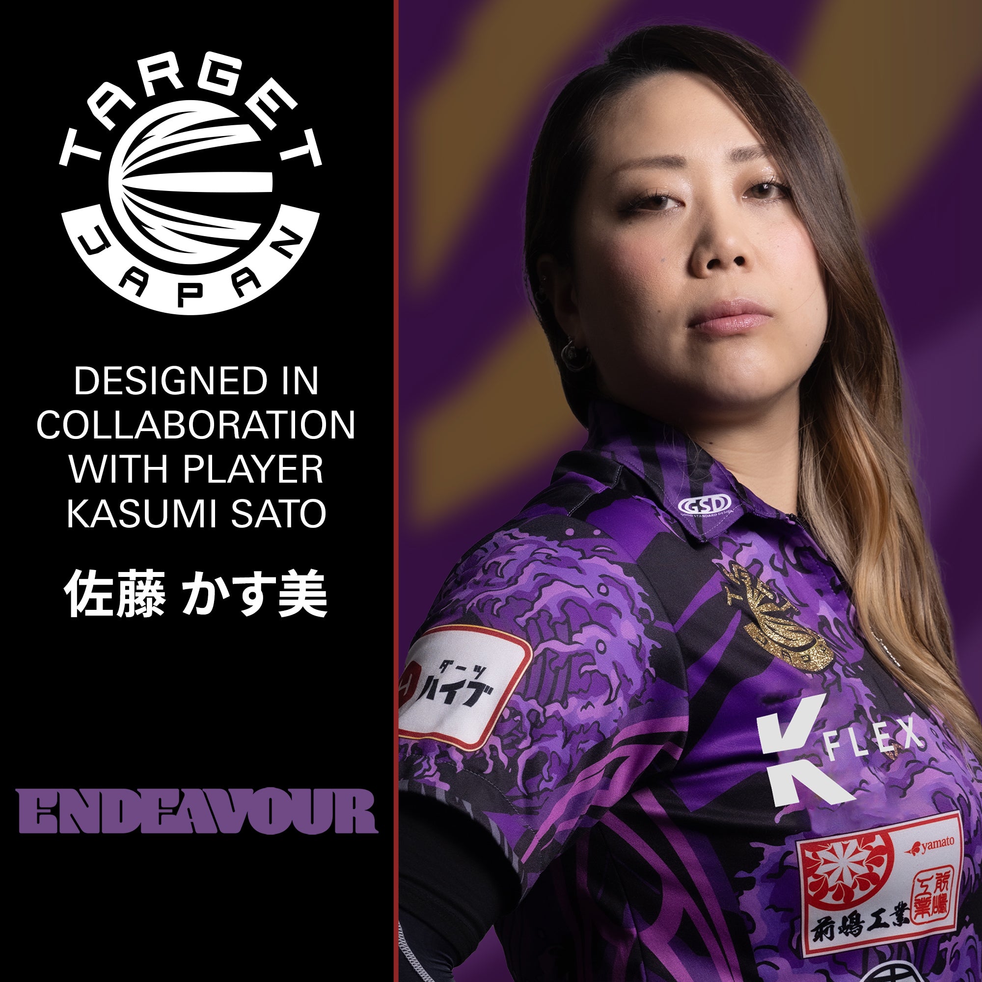Target Japan - K-Flex Endeavour - No6 Shape - Flight & Shaft System