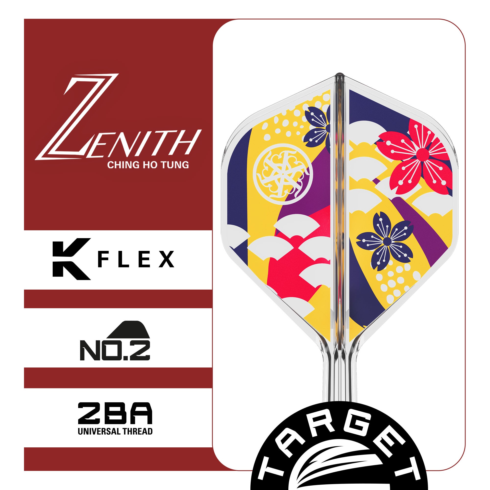 Target Japan - K-Flex Zenith - No2 Shape - Flight & Shaft System