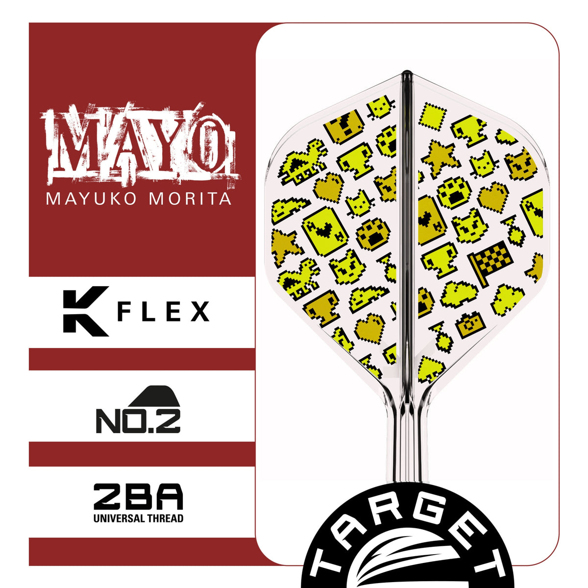 Target Japan K-Flex - Mayo - No2 Shape - Flight & Shaft System