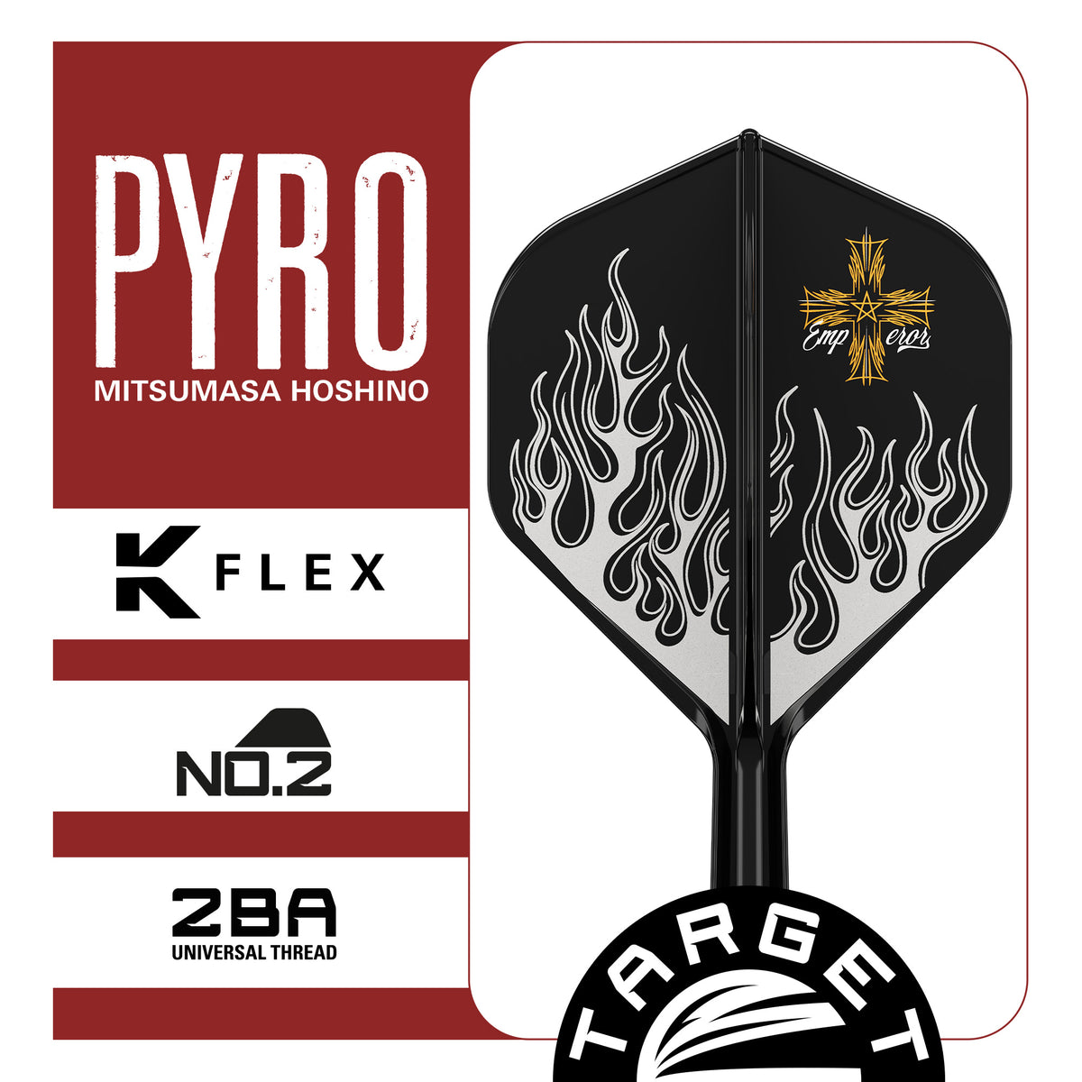 Target Japan K-Flex - Pyro G2 - No2 Shape - Flight & Shaft System