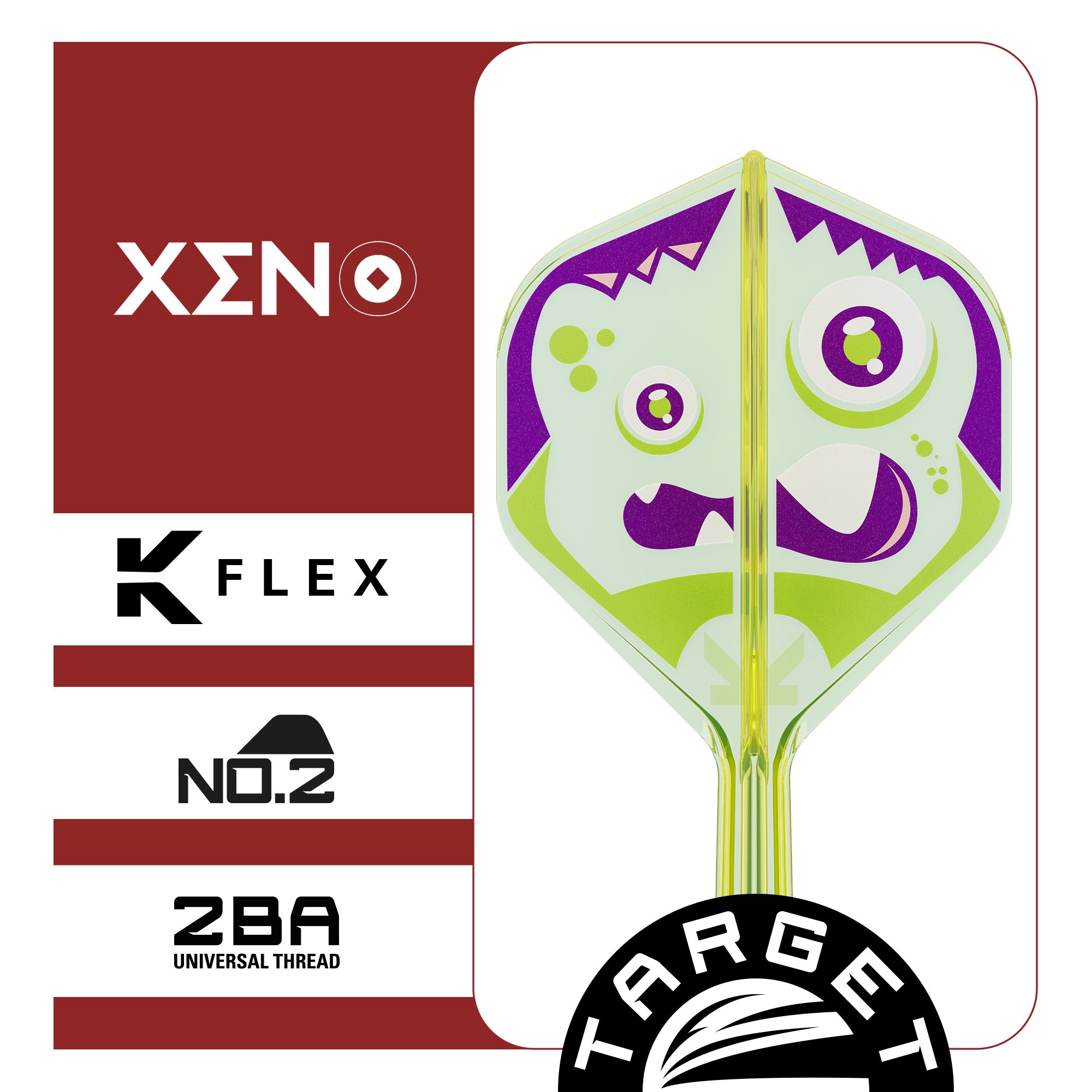 Target Japan - K-Flex Xeno - No2 Shape - Flight & Shaft System