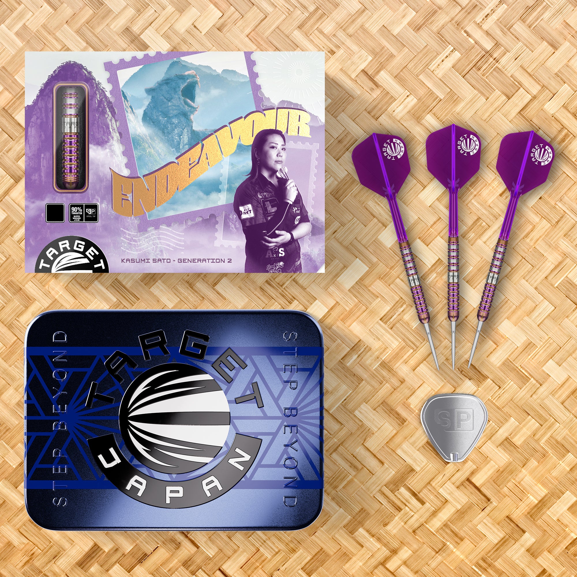 Target Japan Endeavour Gen 2 Darts - 90% Tungsten - Swiss Point - 22g 24g