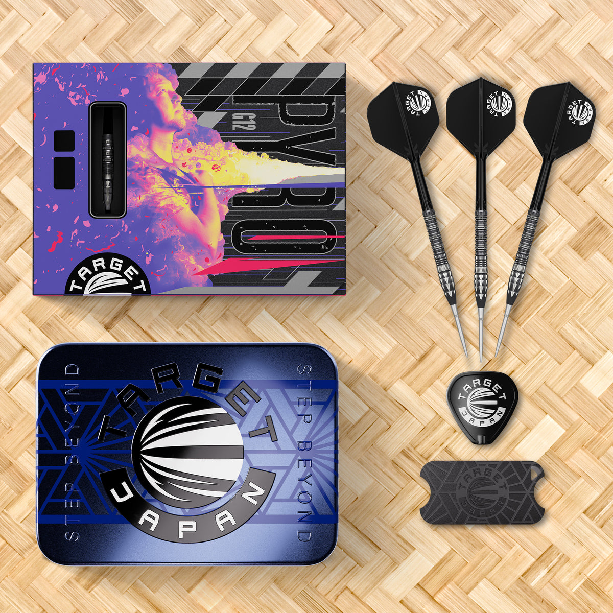 Target Japan - PYRO - GEN 12 - 90% Tungsten Darts - SP - 23g 25g