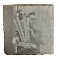 Slate Coaster - Peter 'Snakebite' Wright