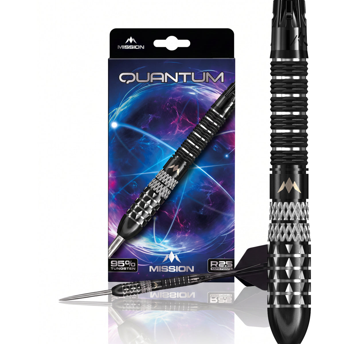 Mission Quantum R2.5 - 95% Tungsten Steel Tip Darts - 21g 23g