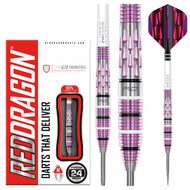 Red Dragon Artura 1 - Pink - 90% Tungsten Darts -24g 26g