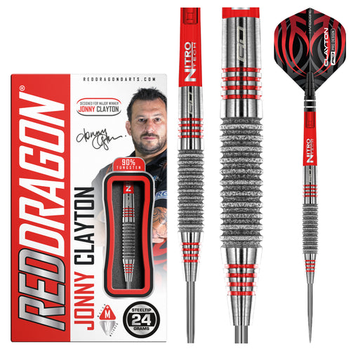 Red Dragon Jonny Clayton - Element - The Ferret - 90% Tungsten Darts - 24g