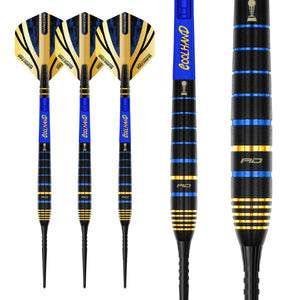 Red Dragon - Luke Humphries TX4 Avenger Steel Tip Darts - 90% Tungsten - 22g 24g