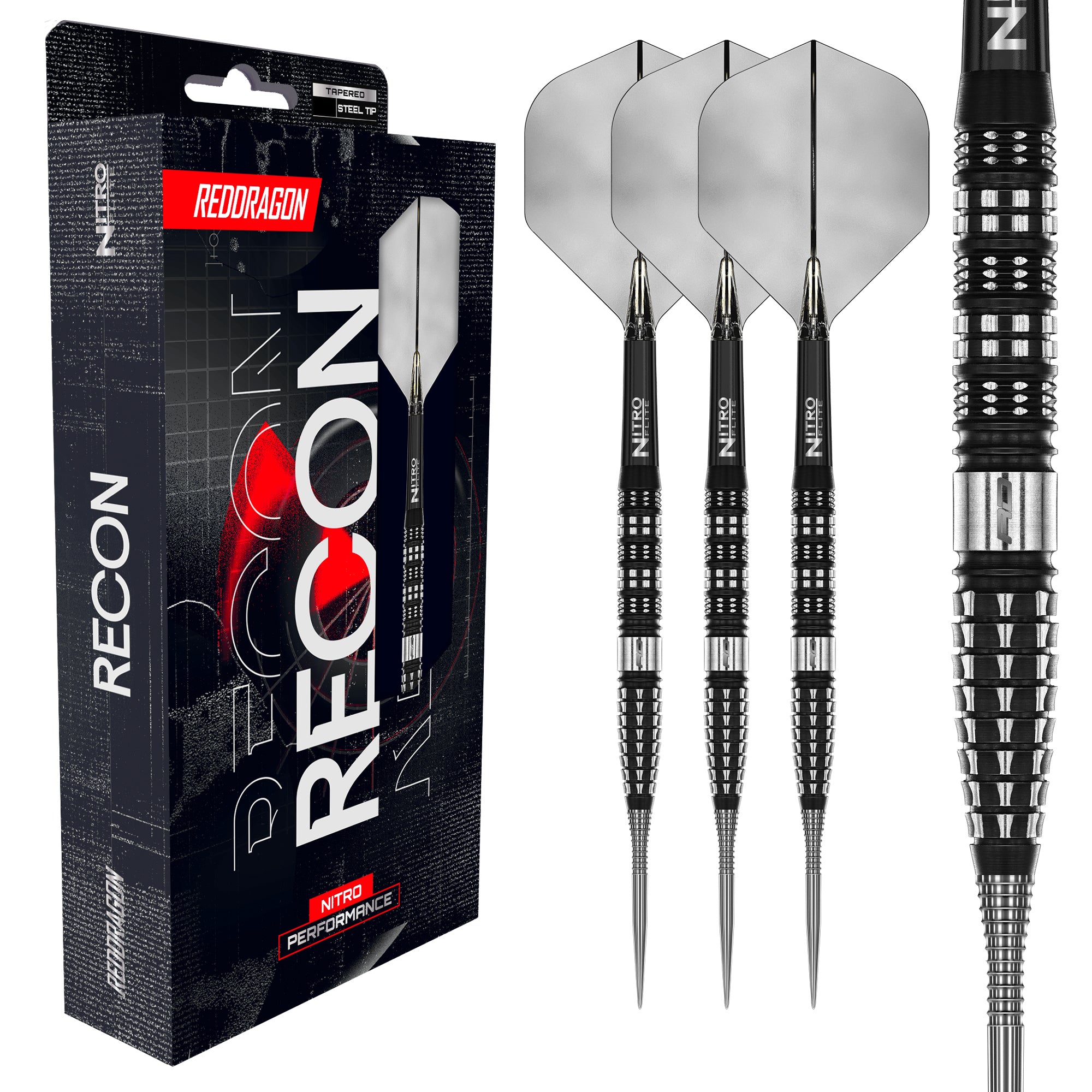 Red Dragon Recon - Tapered - 90% Tungsten Darts - 21g 23g
