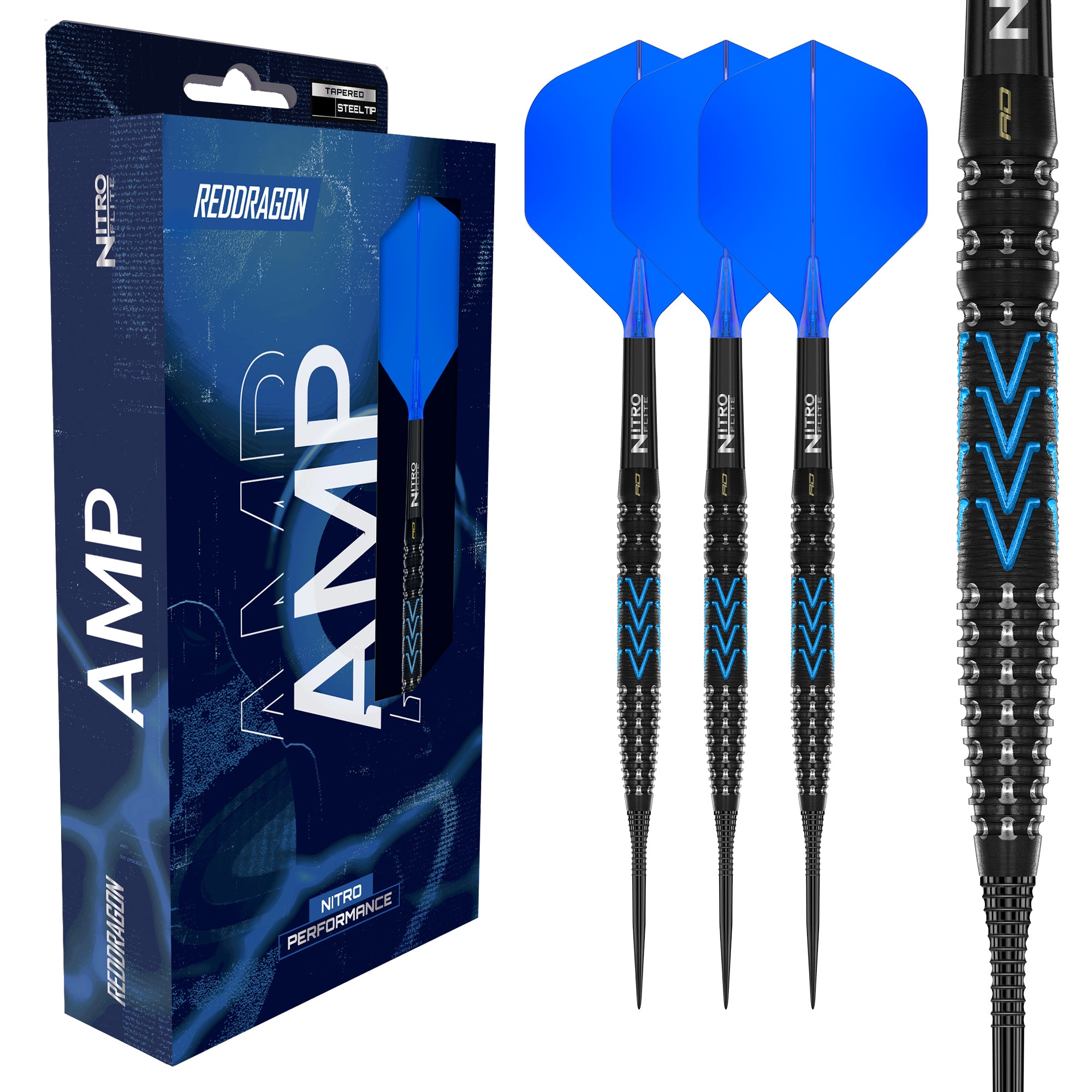Red Dragon Amp - Tapered - 90% Tungsten Darts - 21g 23g