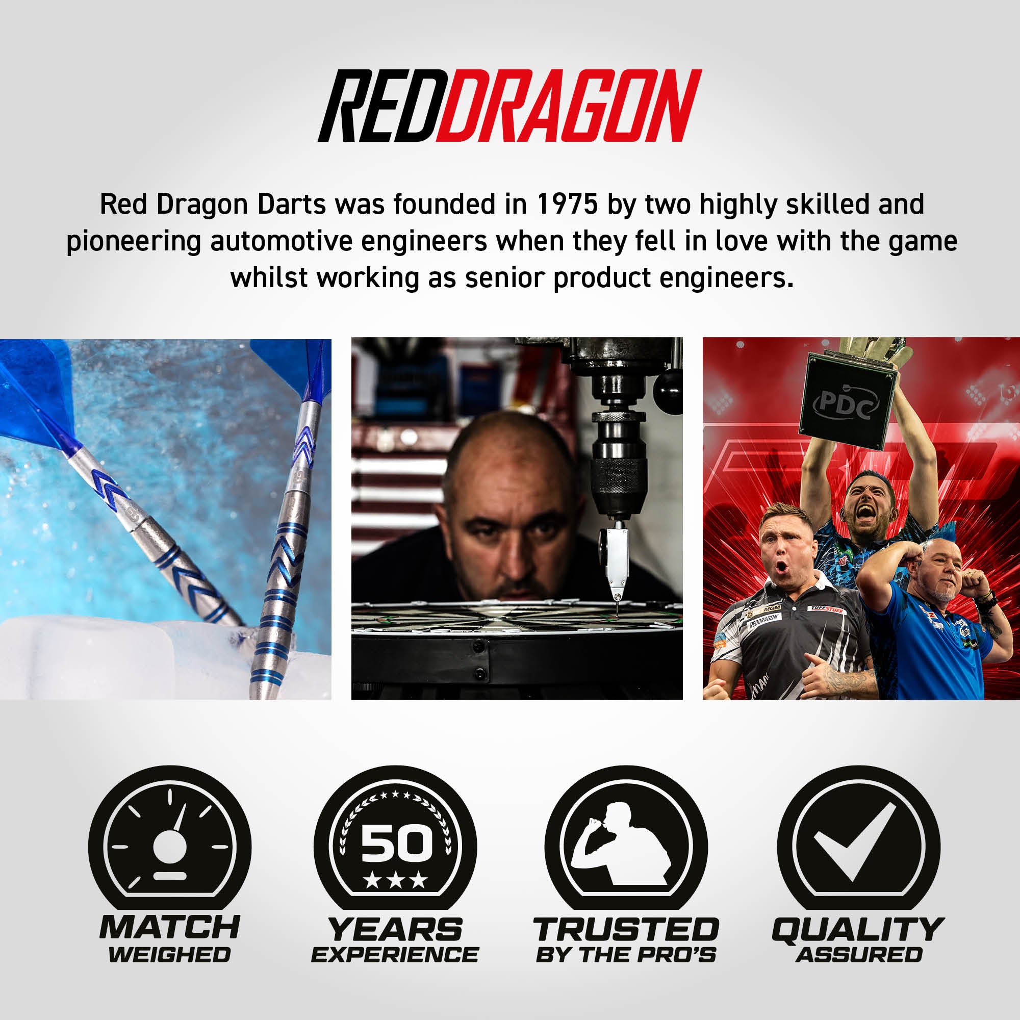 Red Dragon Gerwyn Price - Blue Original - Switch Points Darts - 90% Tungsten - 23g 24g 26g