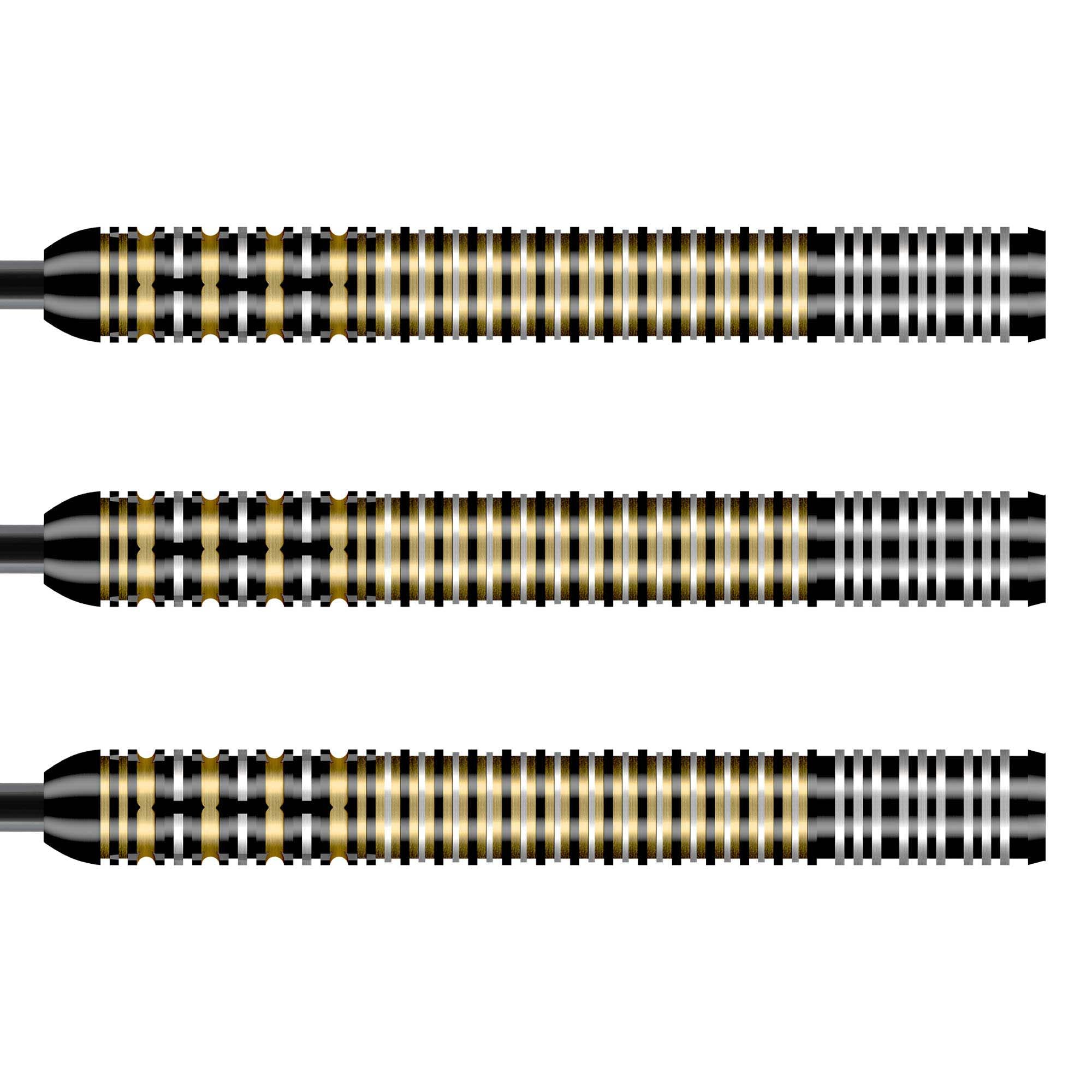 Shot Ritchie Edhouse Madhouse Steel Tip Dart Set - 90% Tungsten Darts - 23g 24g 26g