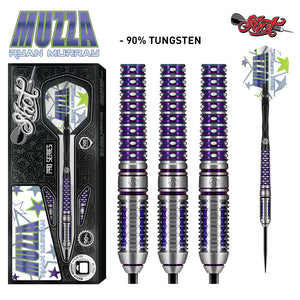 Shot Pro Series - Ryan Murray - Muzza - Steel Tip Darts - 90% Tungsten - 28g