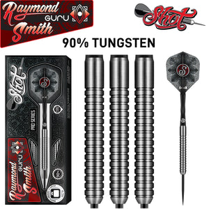 Shot Pro Series - Raymond Smith - Guru - Steel Tip Darts - 90% Tungsten Darts - 22g