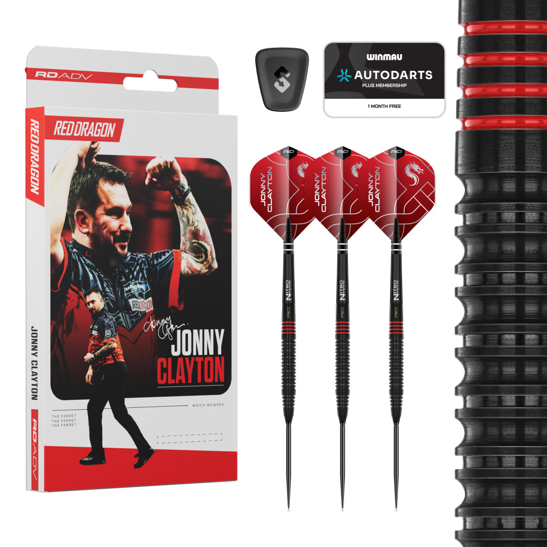 Red Dragon Jonny Clayton RD-ADV 90% Tungsten Switch Point Darts - 21g 22g 23g