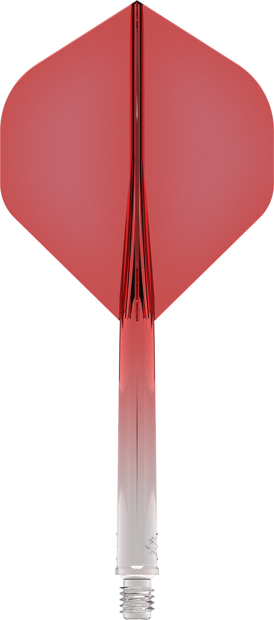 Mission Force 90 - Moulded Flight & Shaft System - Standard No2 - Gradient - Transparent Red