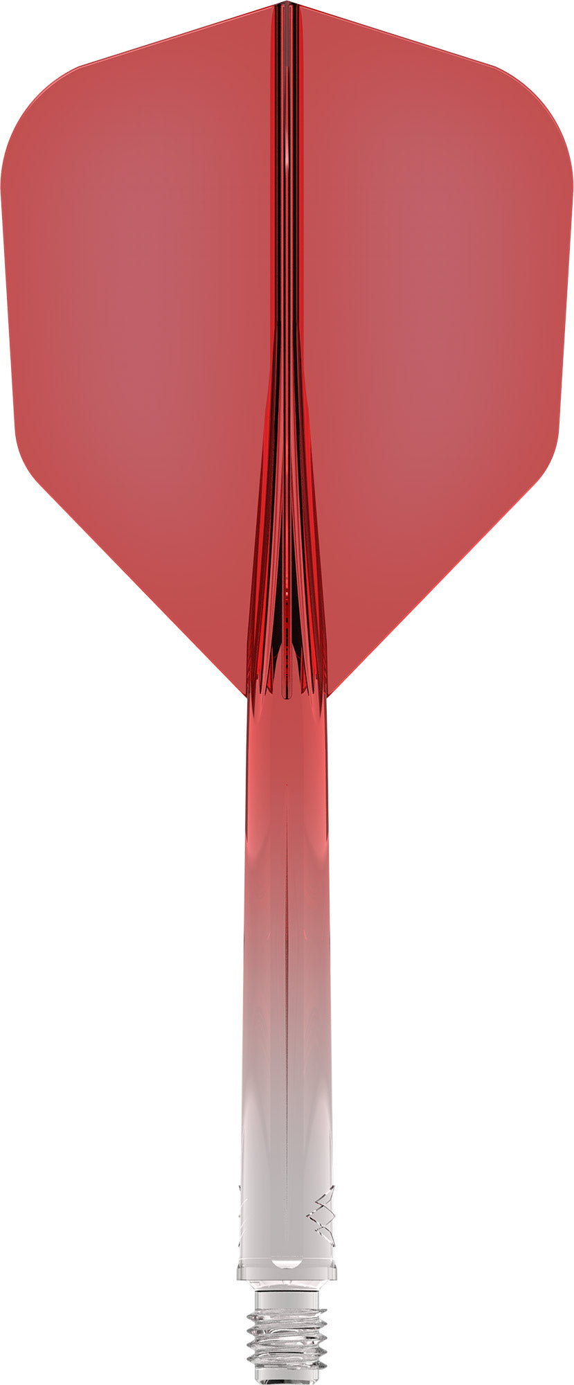 Mission Force 90 - New Moulded Flight & Shaft System - Standard No6 - Gradient - Transparent Red.