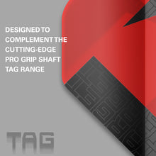 Target Tag Dart Flights - Red & Black - 3 Sets - No.2 No.6 Ten-X - 2024