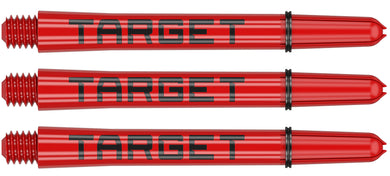 Target - Pro Grip Tag - Dart Shafts - Black & Red - 3 Sets included